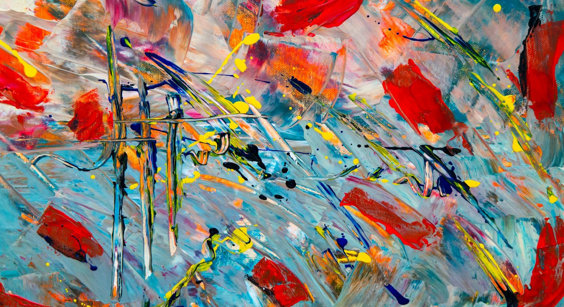 multicolored abstract painting