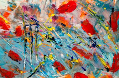 multicolored abstract painting