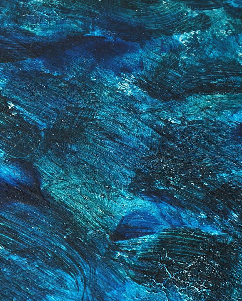 blue shade painting