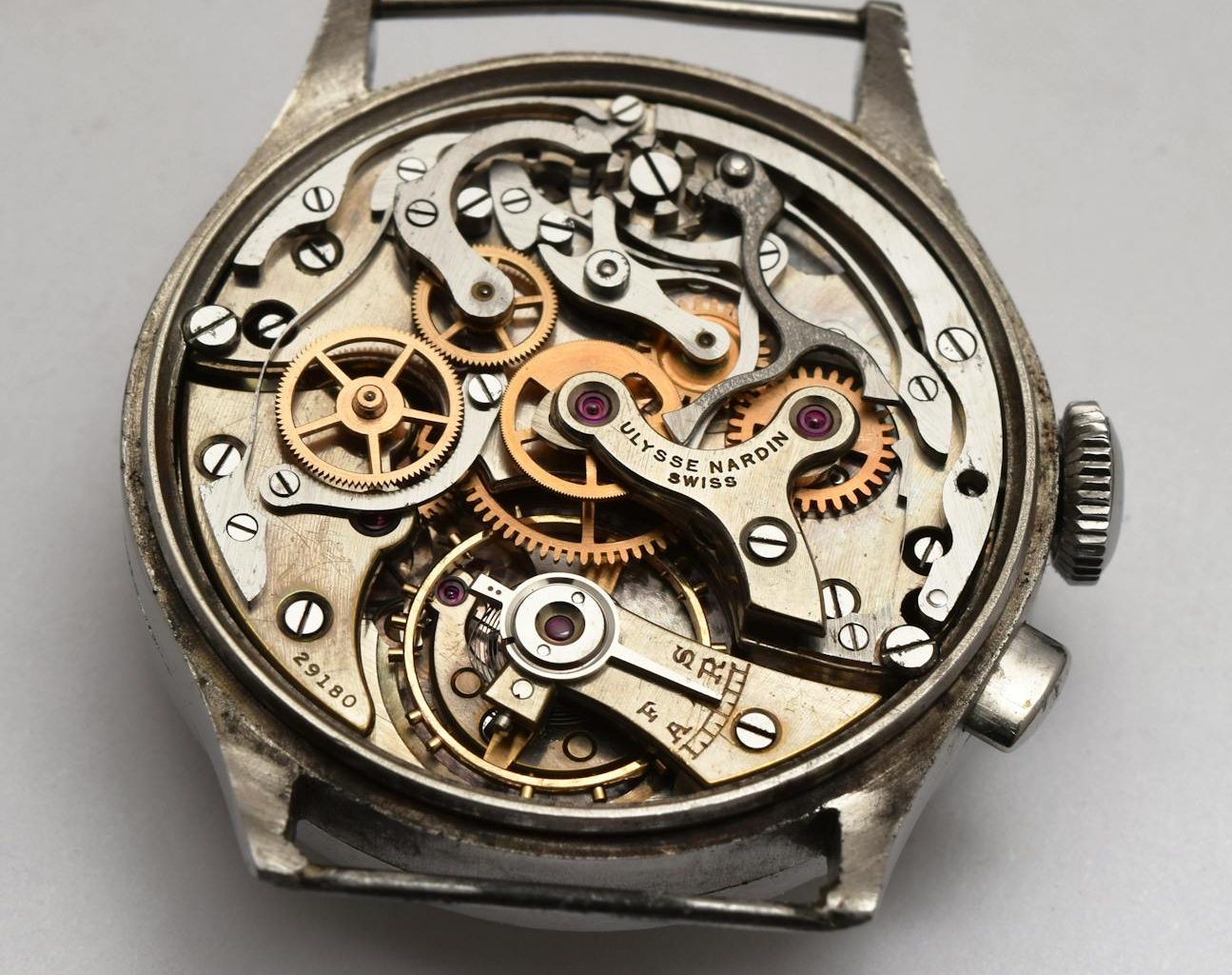 interior of wristwatch