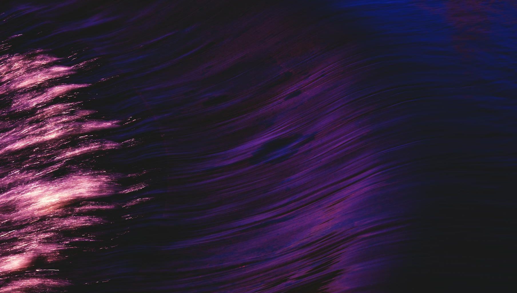 purple and blue light digital wallpaper
