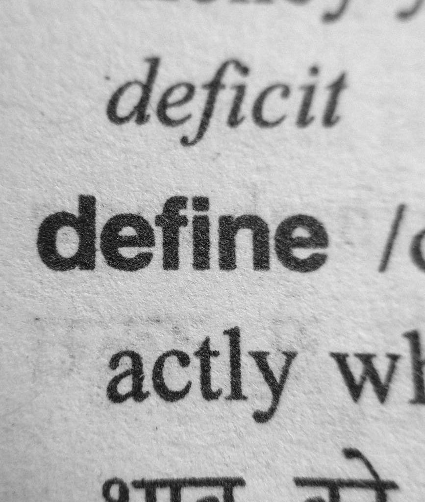 word define on spelling dictionary page