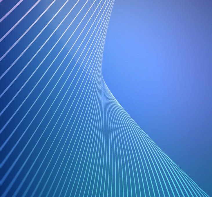 white and blue surface illustration