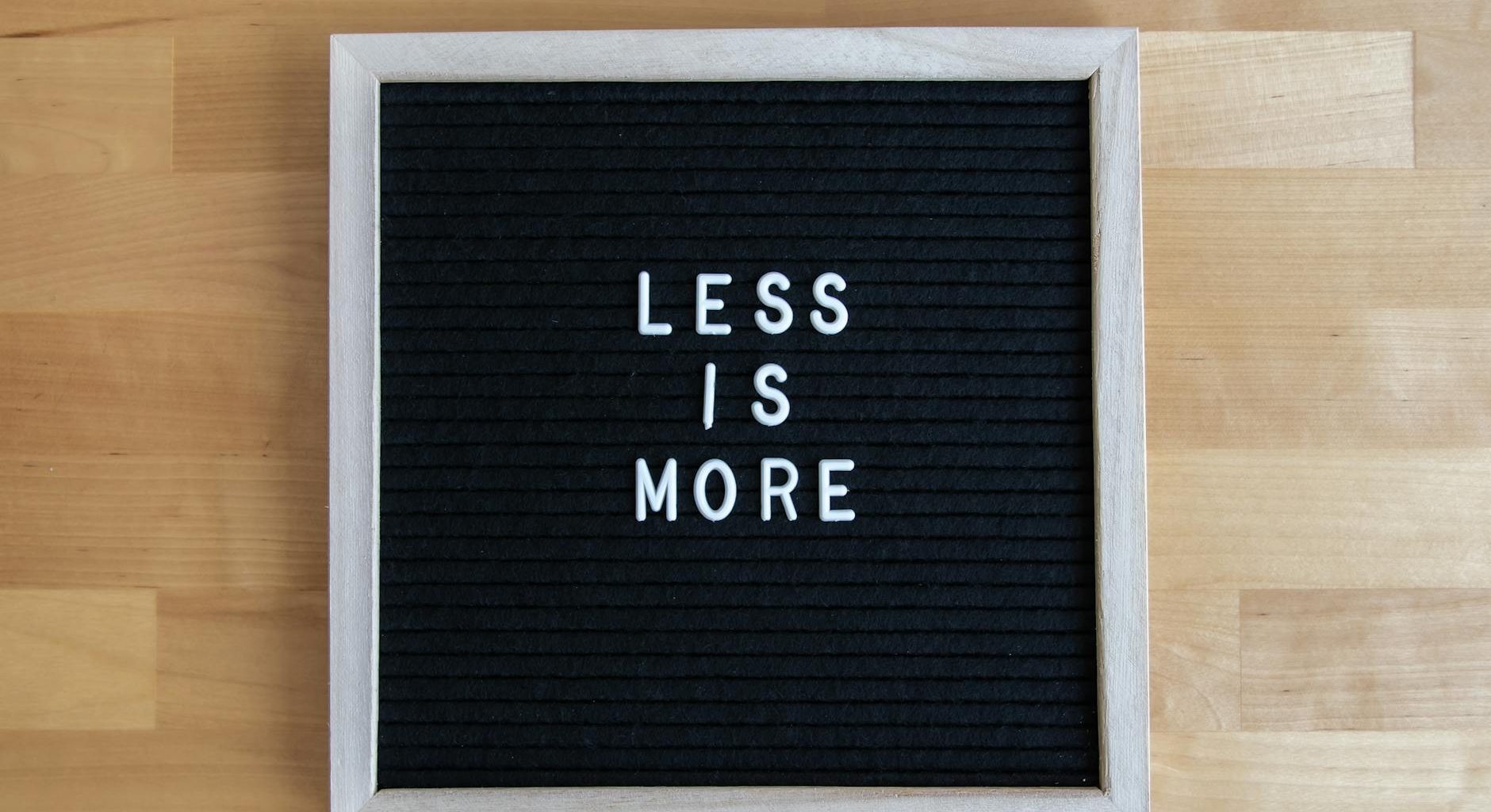 a white and black text board