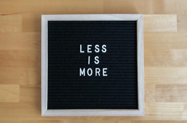 a white and black text board